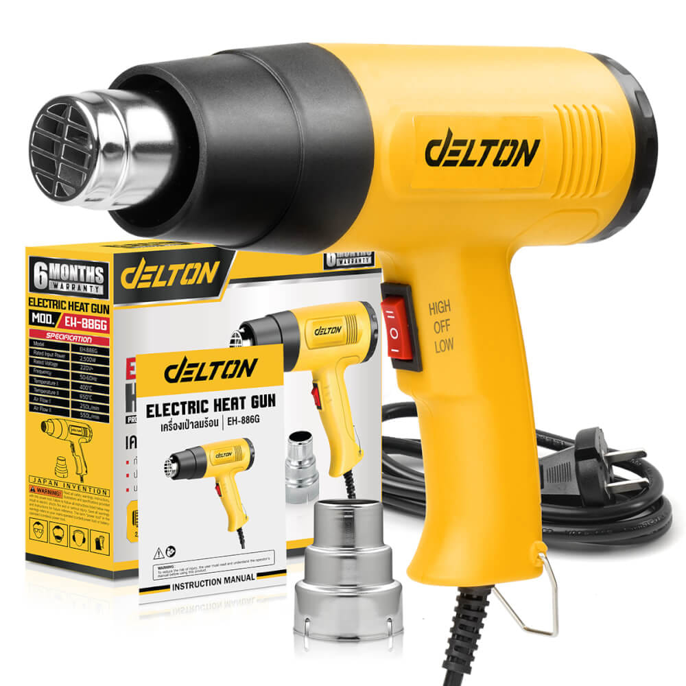 เครื่องเป่าลมร้อน DELTON รุ่น EH-886G 2500 วัตต์